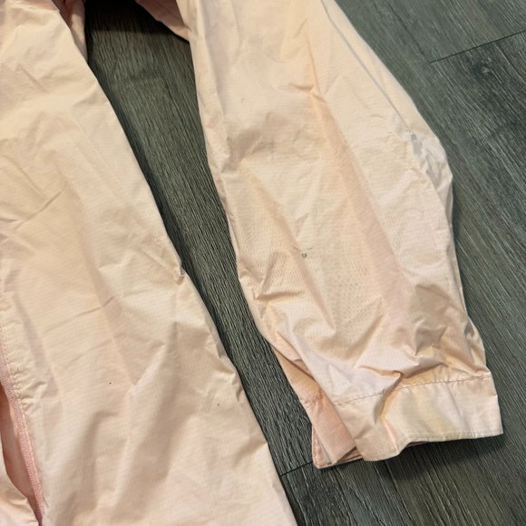 North Face Rain Full Zipper Jacket Light Pink Adjustable Dryvent Women Size XXXL - Picture 7 of 16